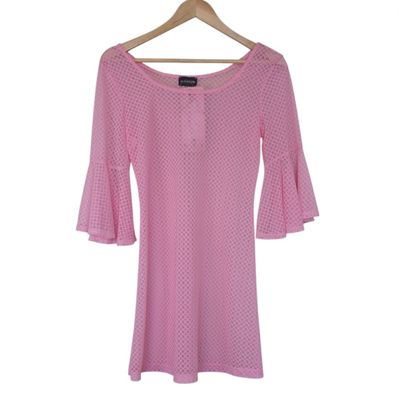 Luc Fontaine Pink Twilight Tunic Dress - Picture 4 of 9